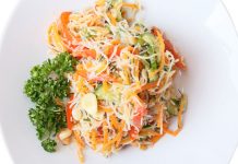 Karotten Zucchini Spaghetti