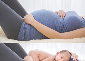 Mutter mit und ohne Baby