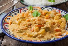 Fischcurry mit Kokosmilch