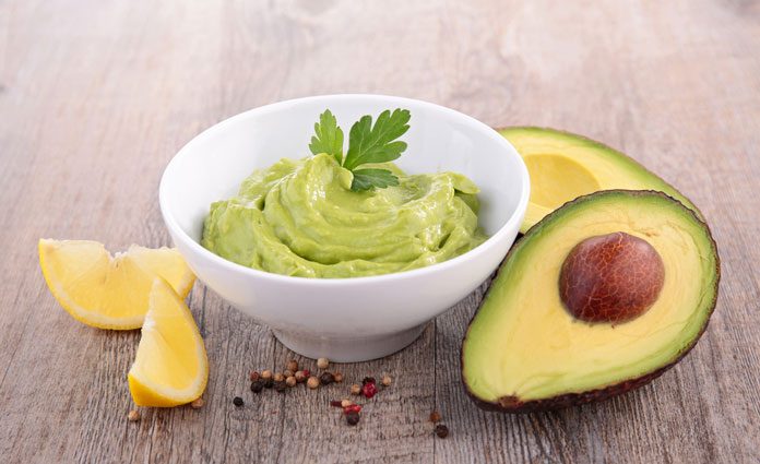 Kartoffelpuffer-mit-Avocado Kartoffelpuffer mit Avocadosauce