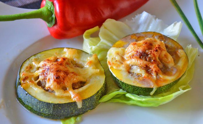 Gefüllte-Zucchini-Kreise Gefüllte Zucchini Kreise