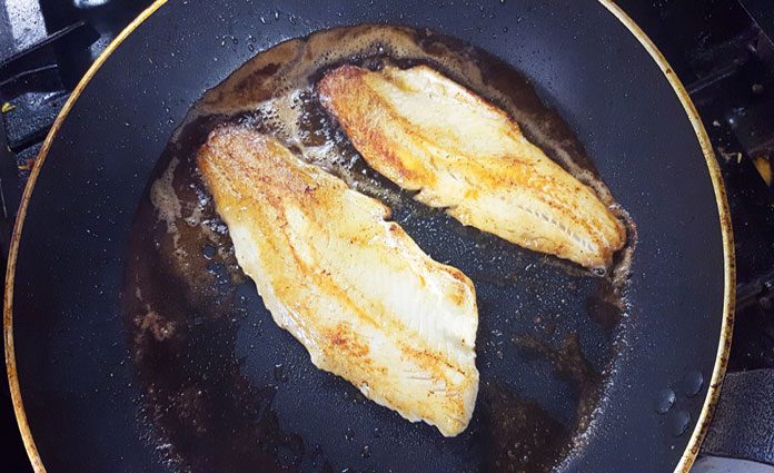Gebratener-Zander-mit-Safra Gebratener Zander mit Safranrisotto
