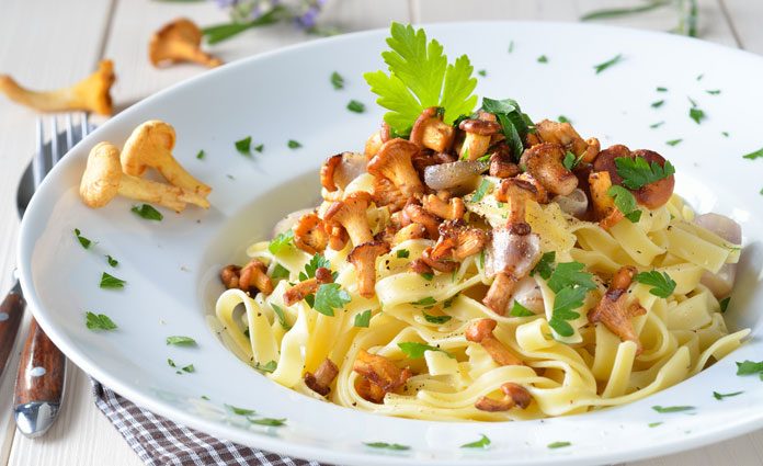 Pilz-Tagliatelle Pilz-Tagliatelle