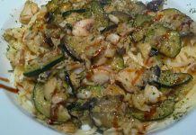 Zucchini-Fisch-Nudeln