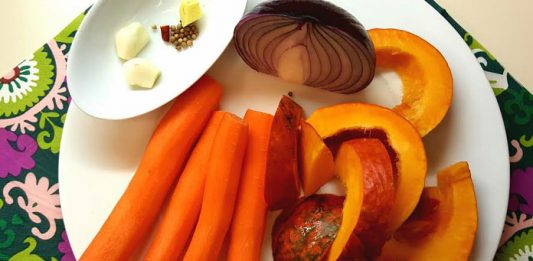 Wunderbare Karotten Kürbis Suppe