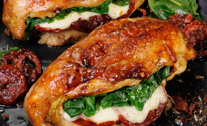 Huhn mit Rucola